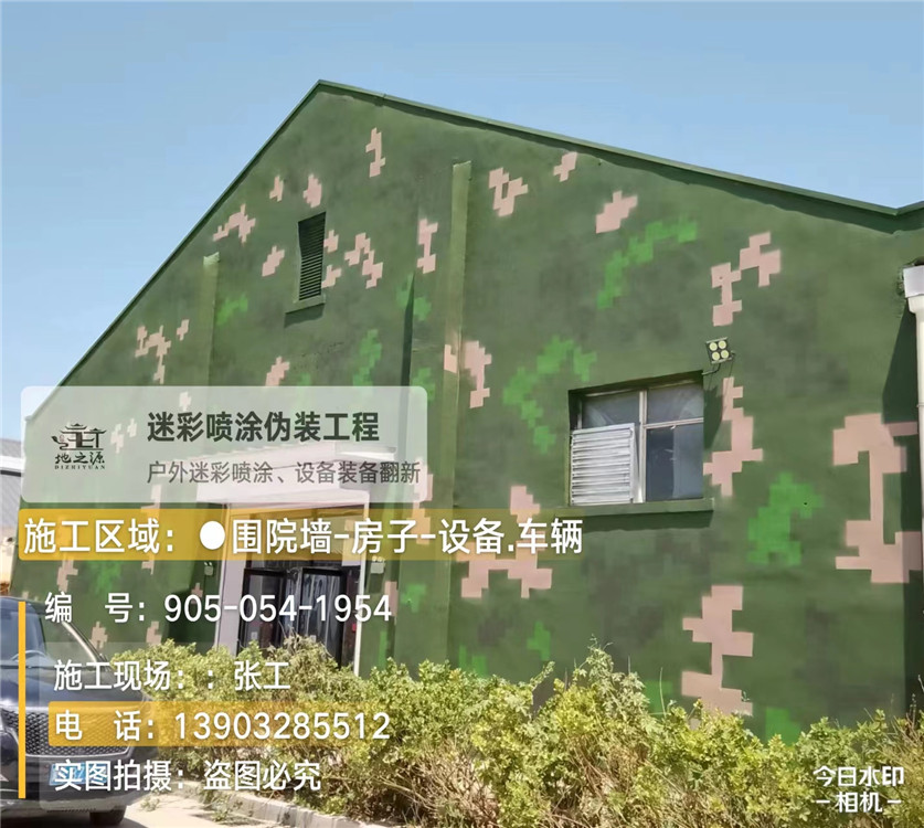 自贡外墙数码迷彩漆施工报价清单（100㎡标准墙面测算）
